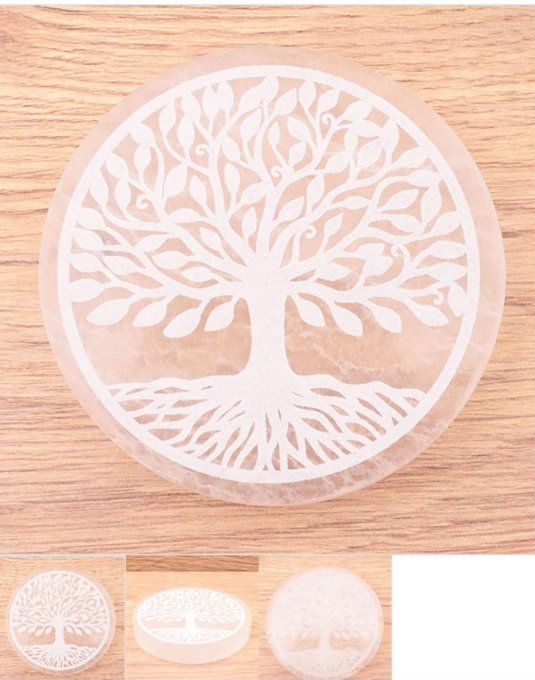 PLAQUE SÉLÉNITE A+ ARBRE DE VIE 70 À 80MM