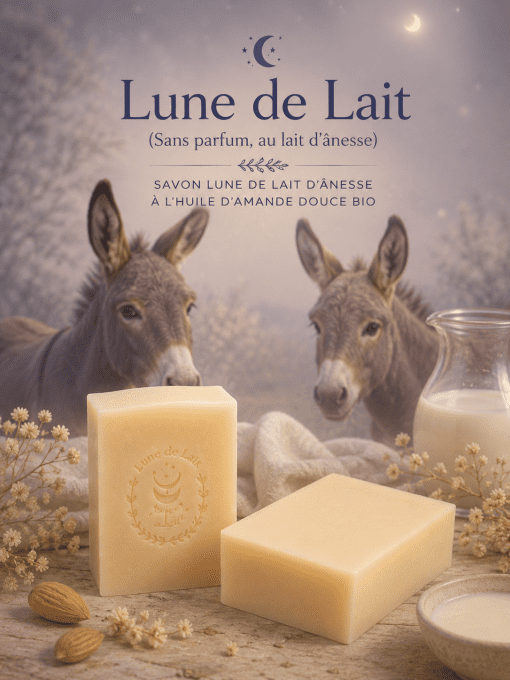 Lune de Lait (Sans parfum, au lait d’ânesse)