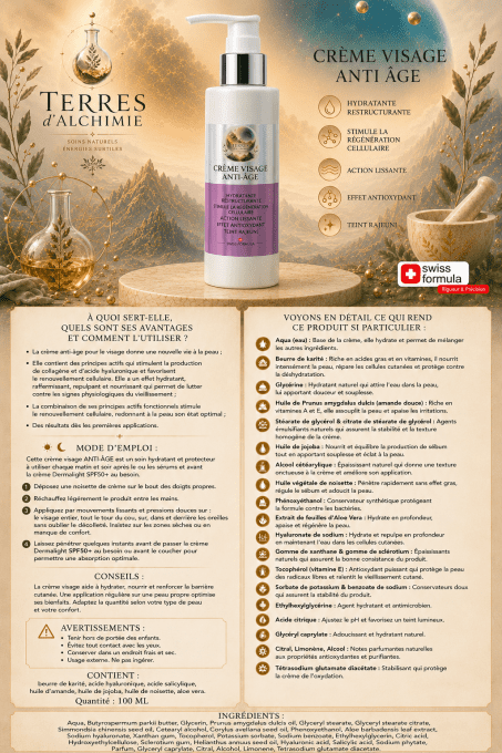CREME VISAGE ANTI-AGE 100ml