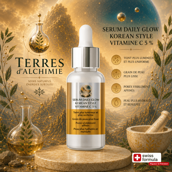 SERUM ILLUMINATEUR DAILY GLOW KOREAN STYLE VITAMINE C 5% 30ml