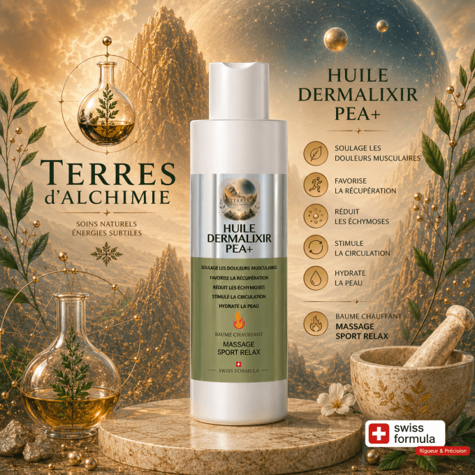 HUILE DERMALIXIR PEA + (Confort articulaire et musculaire) 250ml