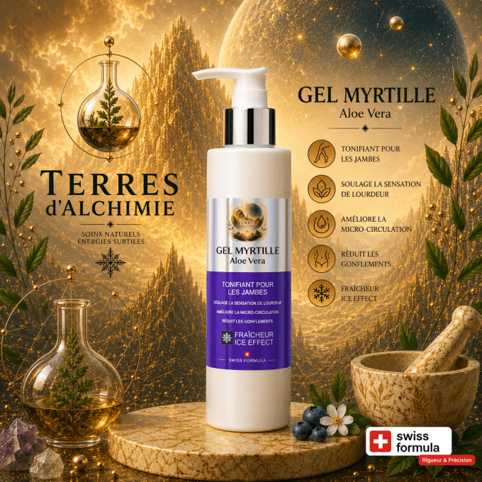 GEL MYRTILLE ALOE VERA (Jambes lourdes) 100ml