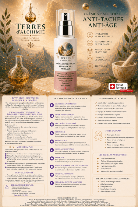 CREME VISAGE ANTI-TACHES ANTI AGE 50ml