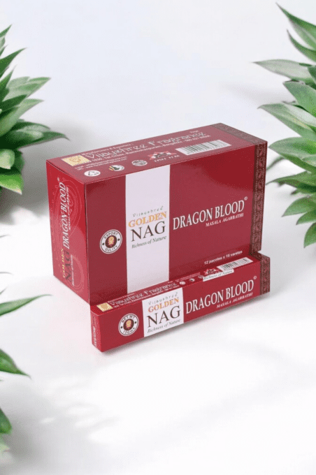 Encens Vijayshree Golden Nag Sang de Dragon 15g (12 boites))