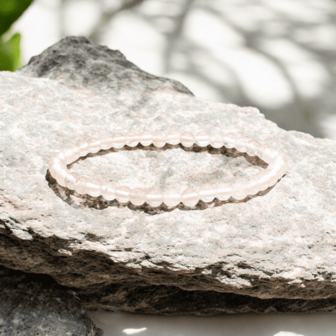 BRACELET BOULE CRISTAL DE ROCHE A