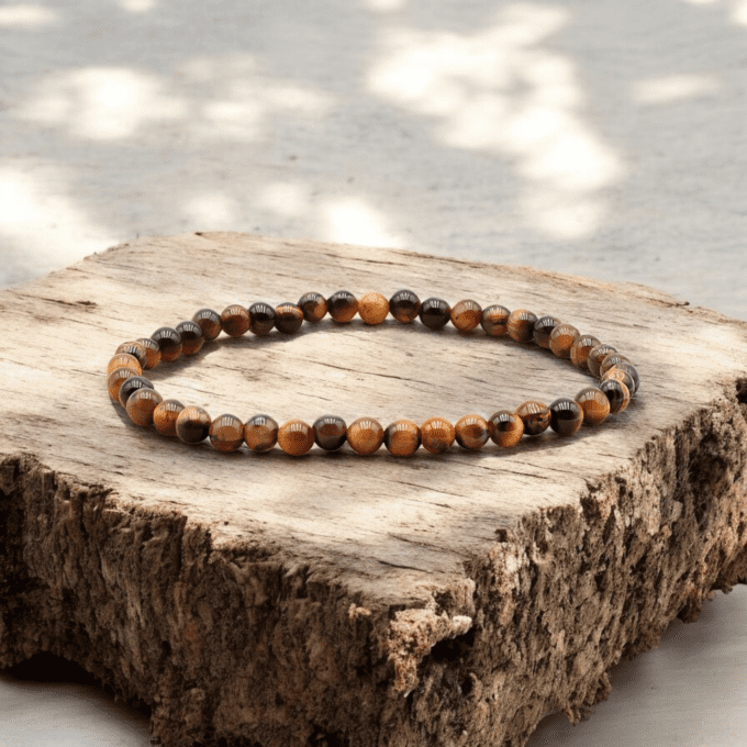 BRACELET BOULE OEIL DE TIGRE A
