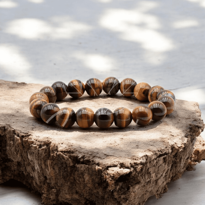 BRACELET BOULE OEIL DE TIGRE A