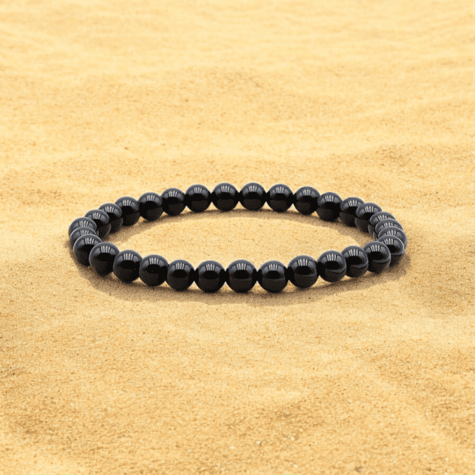 BRACELET BOULE ONYX A