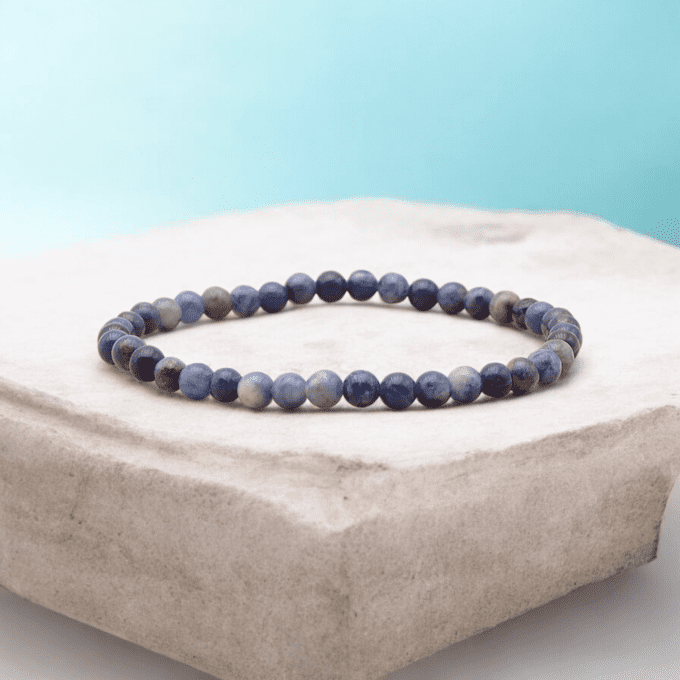 BRACELET BOULE SODALITE A
