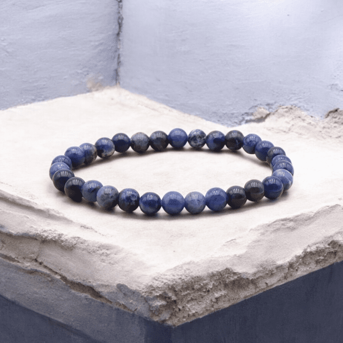 BRACELET BOULE SODALITE A