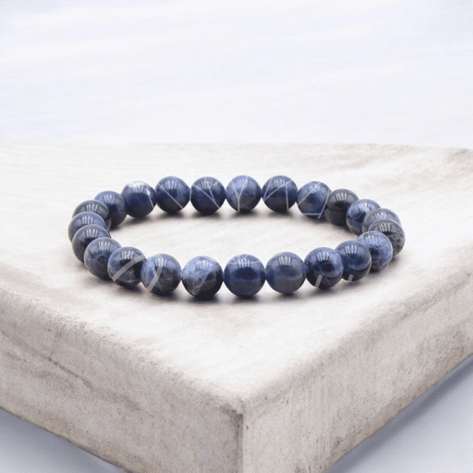 BRACELET BOULE SODALITE A