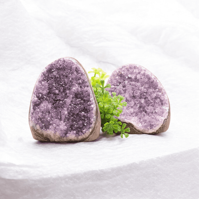 GÉODE AMÉTHYSTE BORD POLI URUGUAY A 