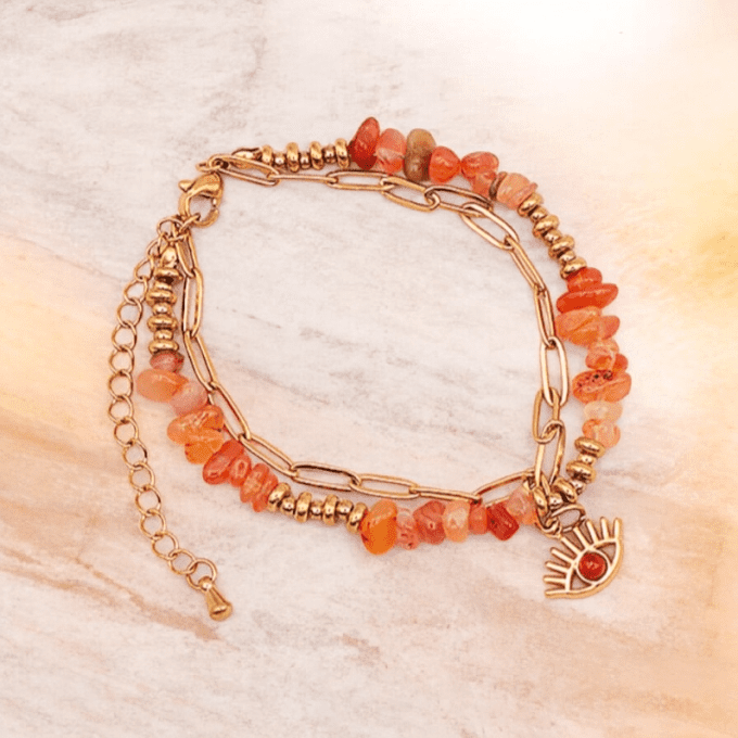 BRACELET HORUS DORÉ