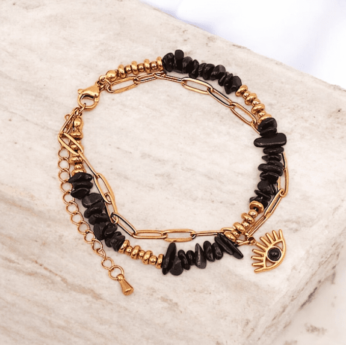 BRACELET HORUS DORÉ