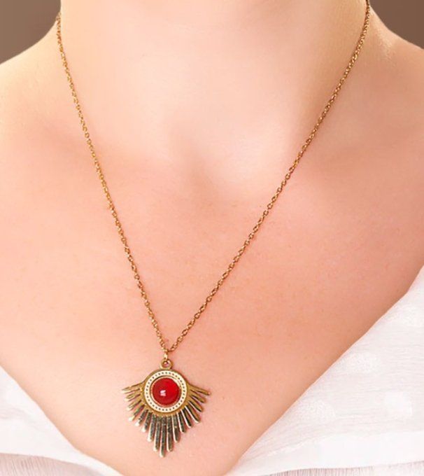 COLLIER NÉPHRA DORÉ