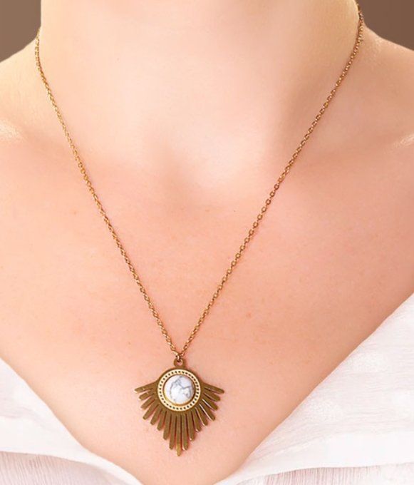 COLLIER NÉPHRA DORÉ