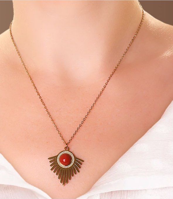 COLLIER NÉPHRA DORÉ