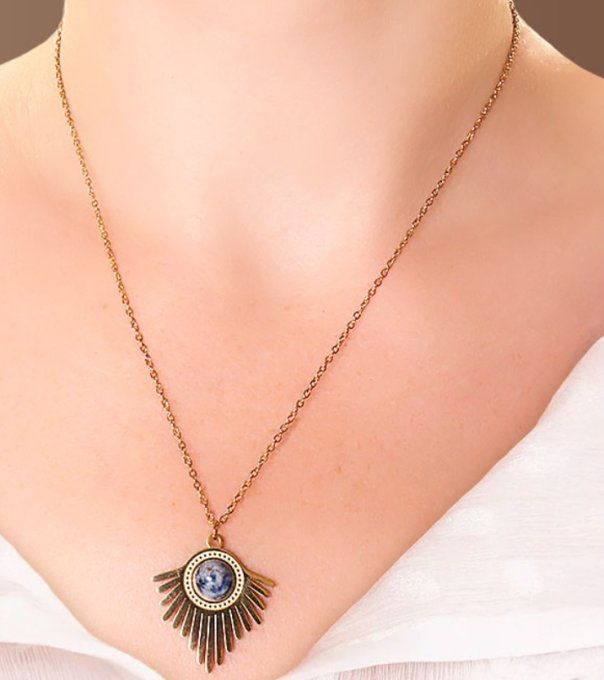 COLLIER NÉPHRA DORÉ