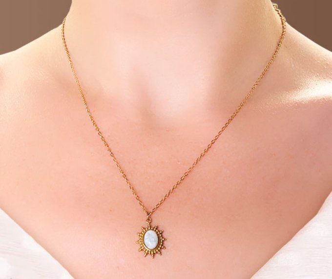 COLLIER SOLINE DORÉ