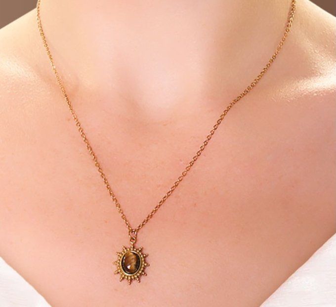 COLLIER SOLINE DORÉ