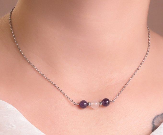 COLLIER TÉRÉLIA ARGENTÉ