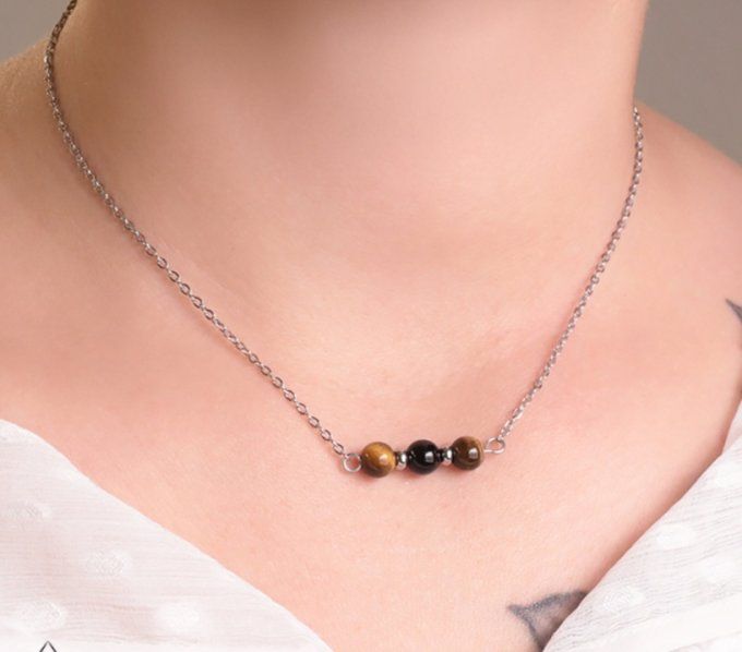 COLLIER TÉRÉLIA ARGENTÉ