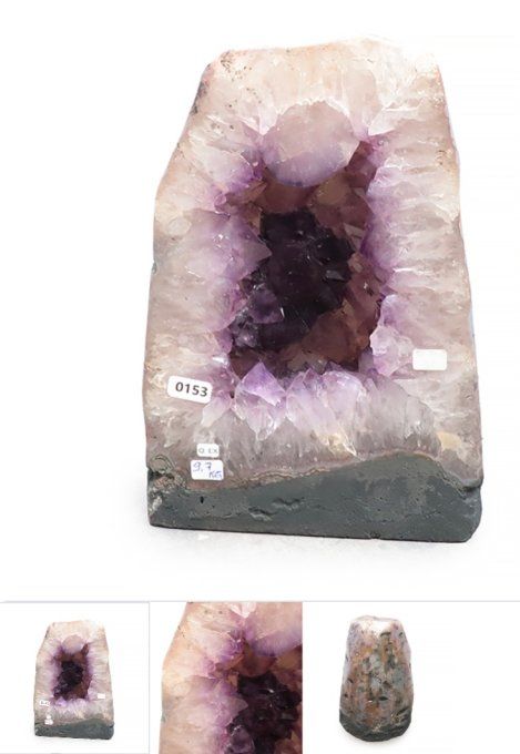 GÉODE AMÉTHYSTE CATHÉDRALE N°0153 9700G AA+