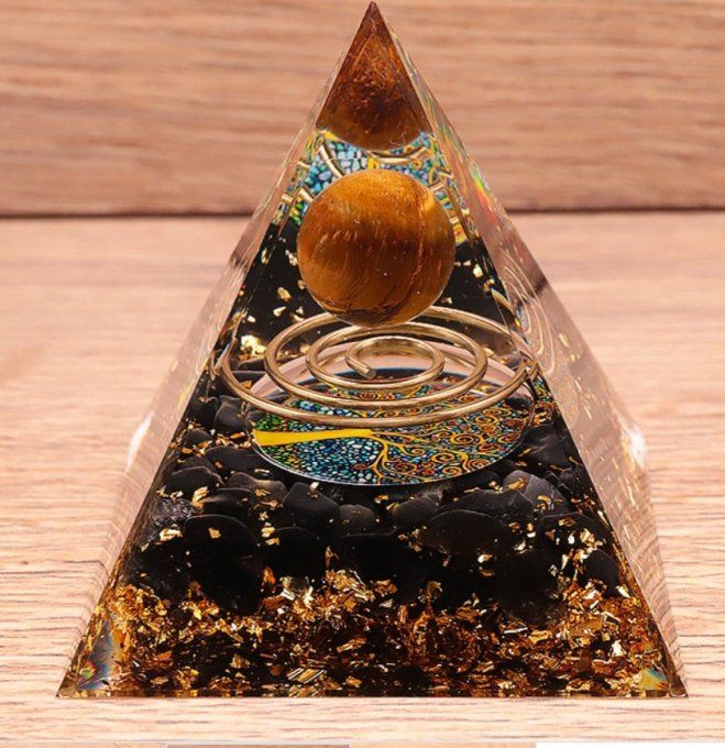 ORGONITE 60MM ARBRE DE VIE SPIRALE