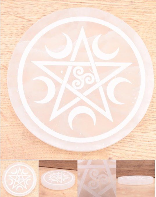 PORTE ENCENS SÉLÉNITE A+ ROND LUNE ÉTOILE 100MM